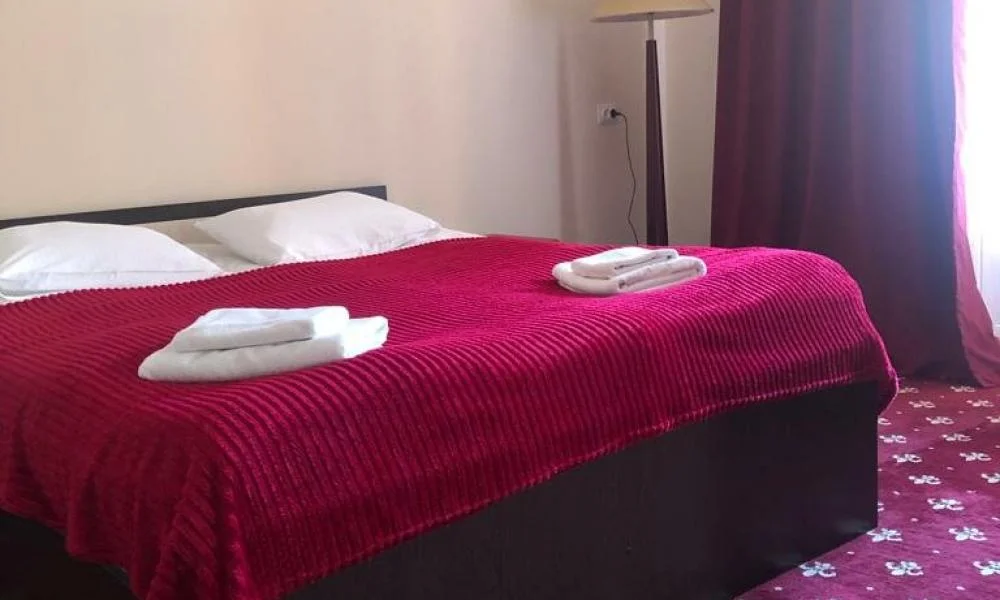 Номер стандарт с 1 двуспальной кроватью в отеле Белые ночи Домбай